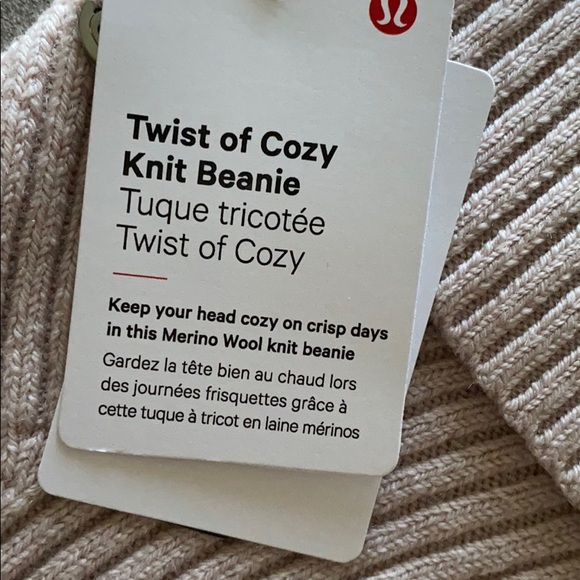 Lululemon Pink Twist of Cozy Beanie Winter Hat - Picture 5 of 8